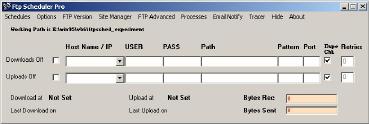 Ftp software - FTP Scheduler Pro screenshot, snapshot