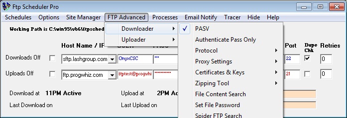 FTP Scheduler Pro