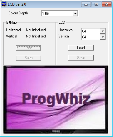 LCD Bitmap Converter Pro screenshot